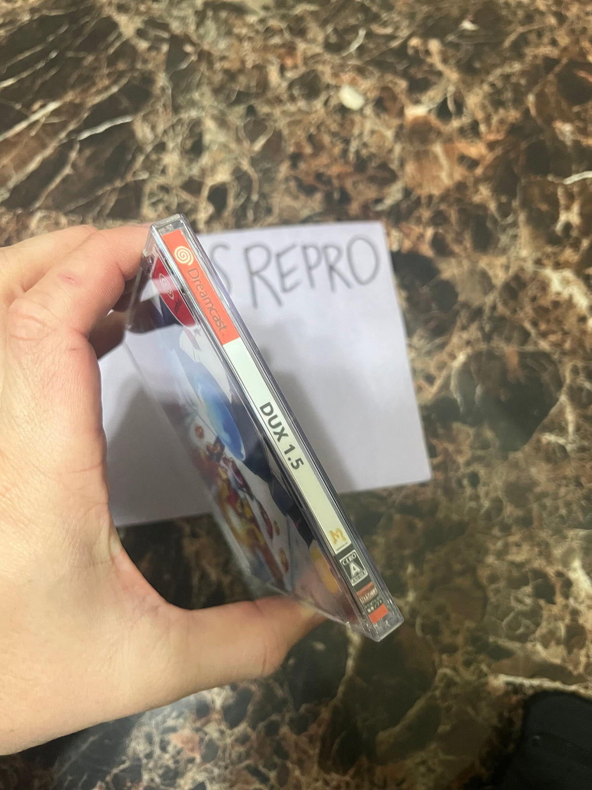 Dux Version 1.5 Dreamcast REPRODUCTION CASE Only No Disc