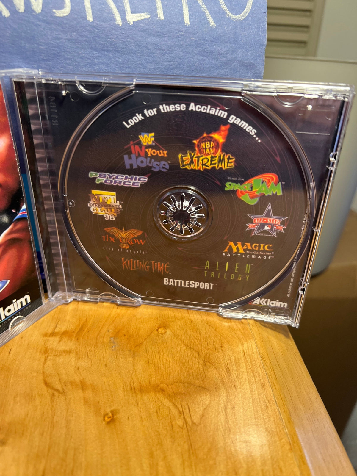 Space Jam REPLACMENT CASE No Game! Ps1
