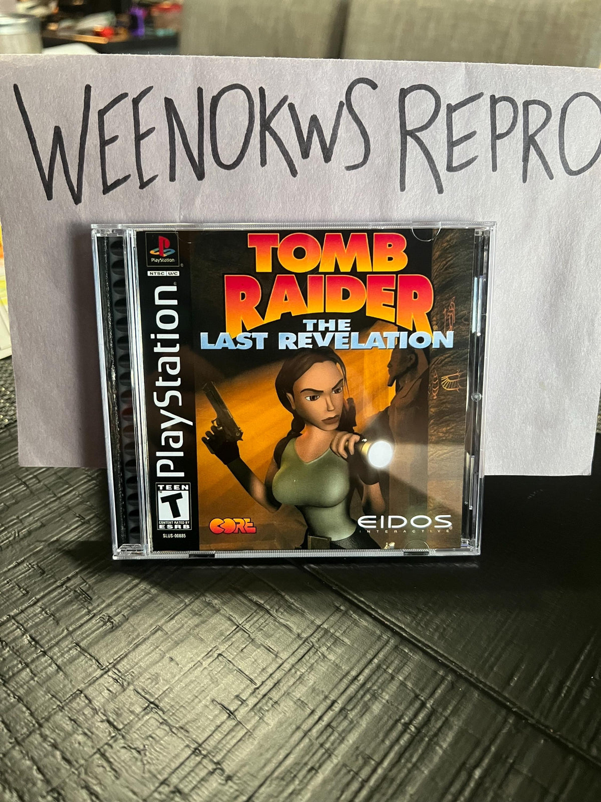 Tomb Raider 4 The Last Revelation REPLACMENT CASE No Disc ps1