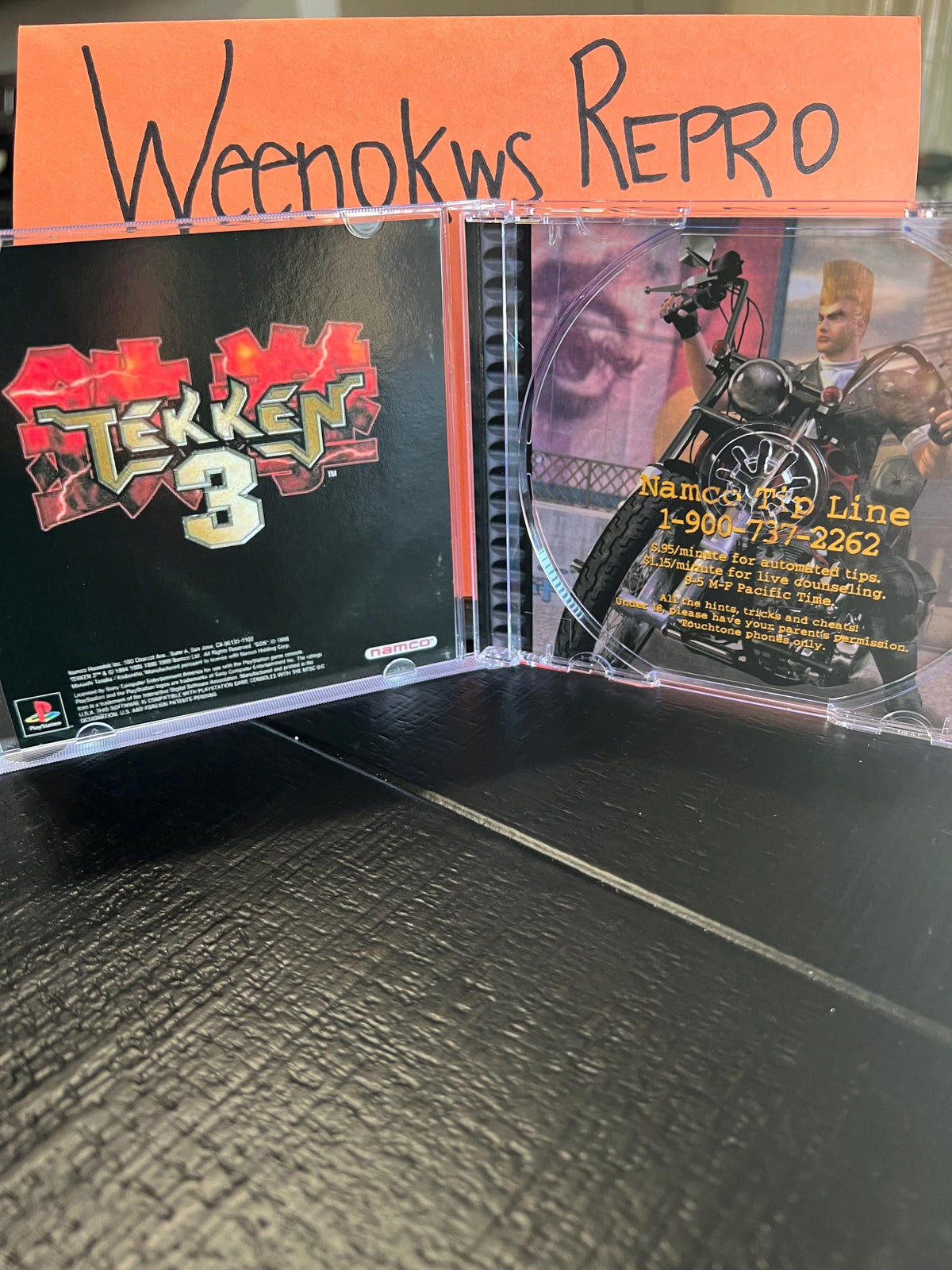 Tekken 3 REPLACMENT CASE No Disc! Ps1