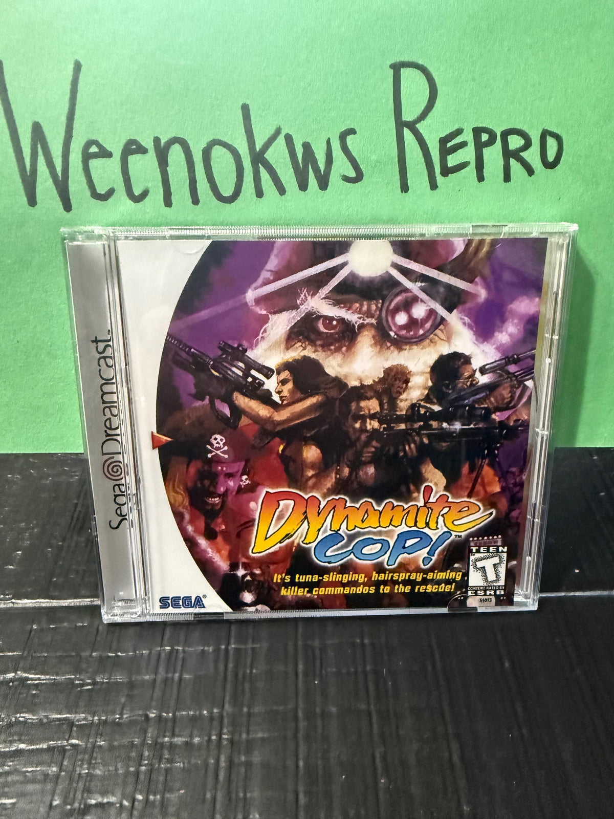 Dynamite Cop REPRODUCTION CASE No Disc Dreamcast