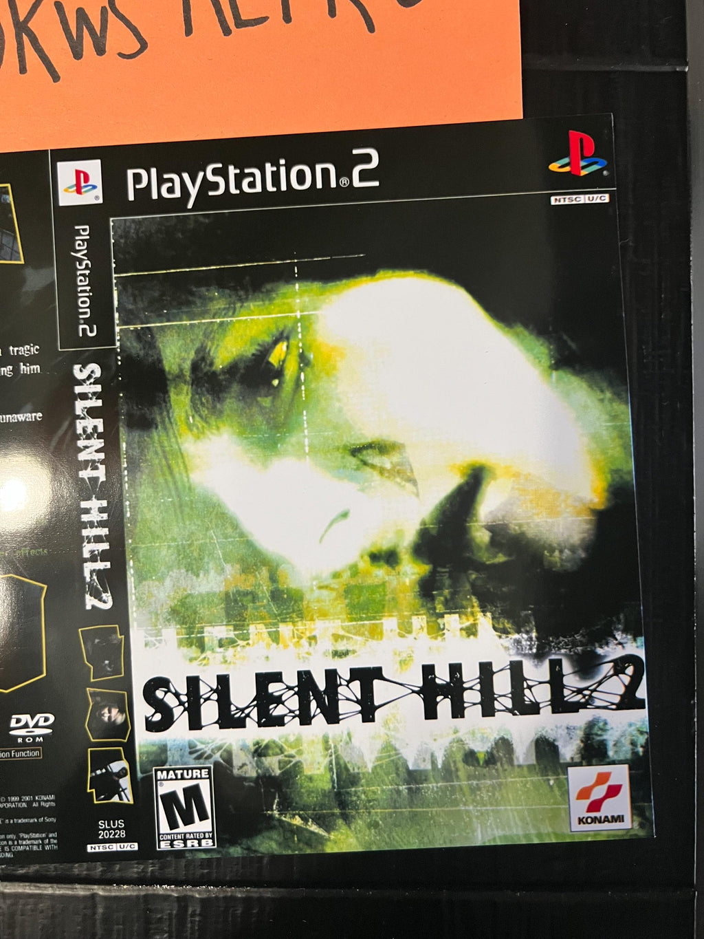 Silent Hill 2 REPLACEMENT Art Only No Disc No Case ps2