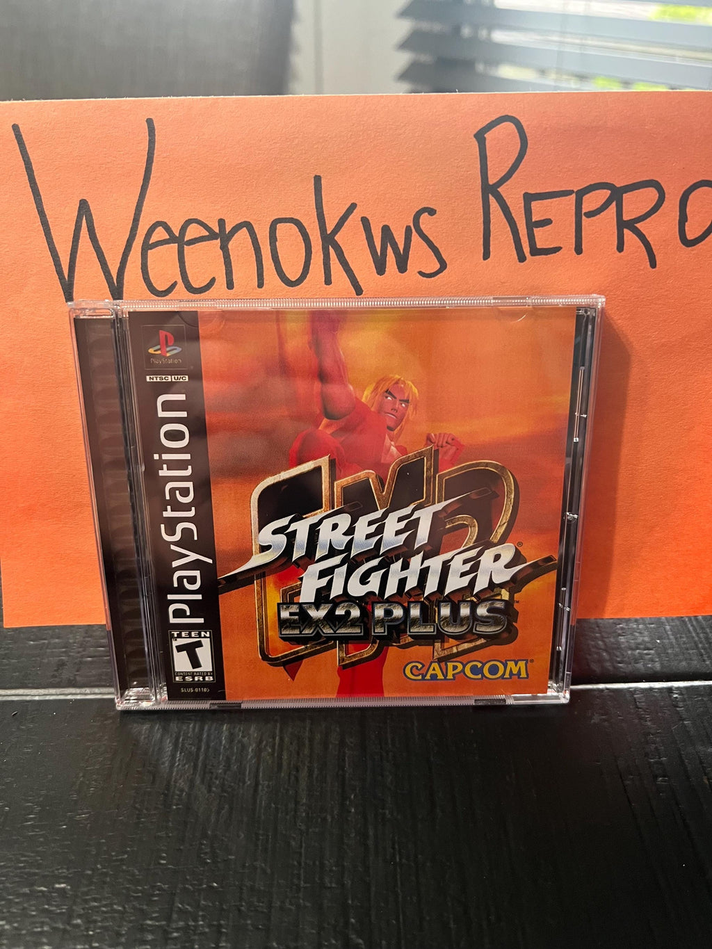 Street Fighter EX2 plus REPLACMENT CASE No Disc! Ps1