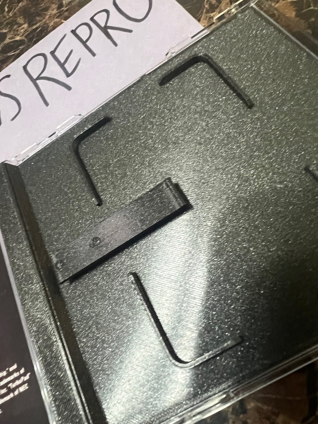 R type REPRODUCTION Case No Game 3D Printed Turbo Grafx