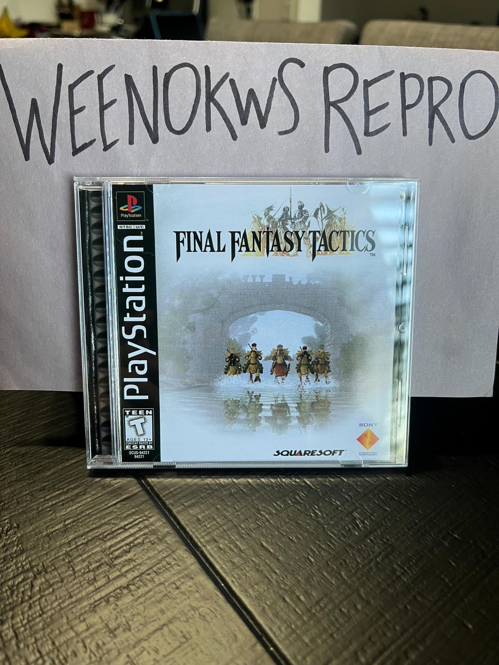 Final Fantasy Tactics REPLACMENT CASE No Disc ps1
