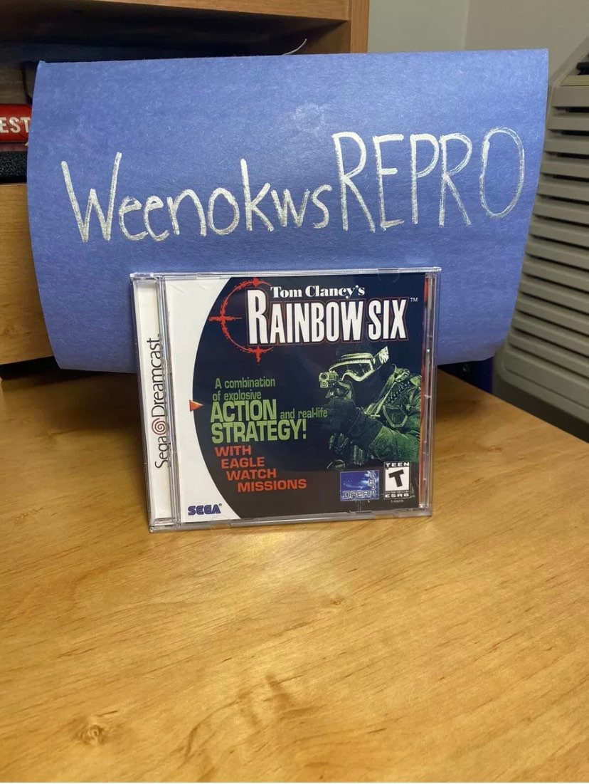 Tom Clancy’s Rainbow Six REPRODUCTION CASE No Disc Dreamcast