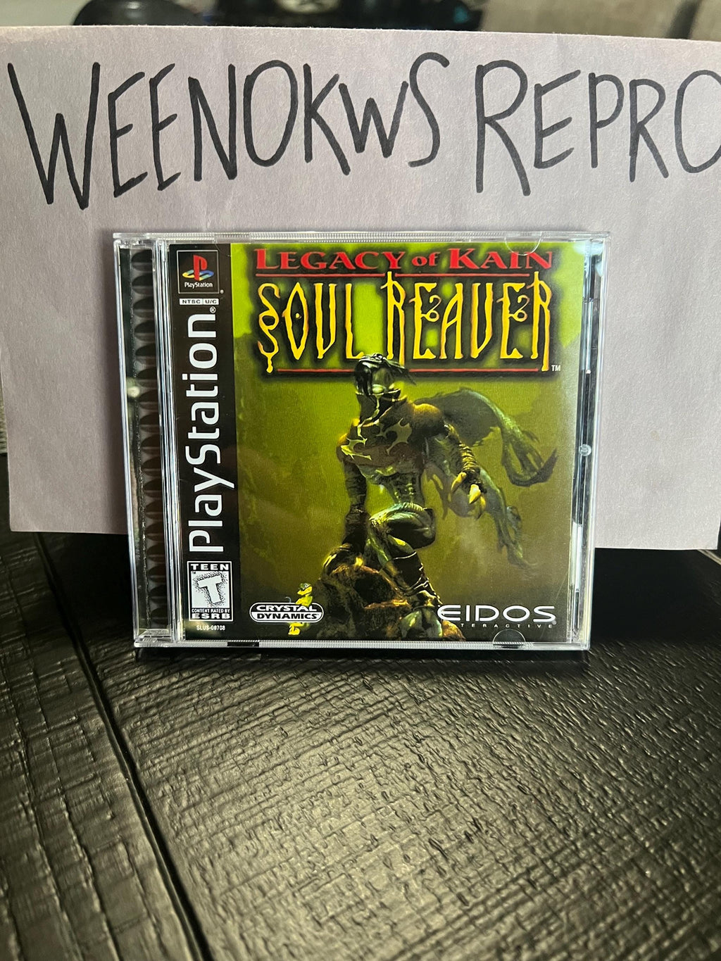Legacy of Kain Soul Reaver REPLACMENT CASE No Disc ps1