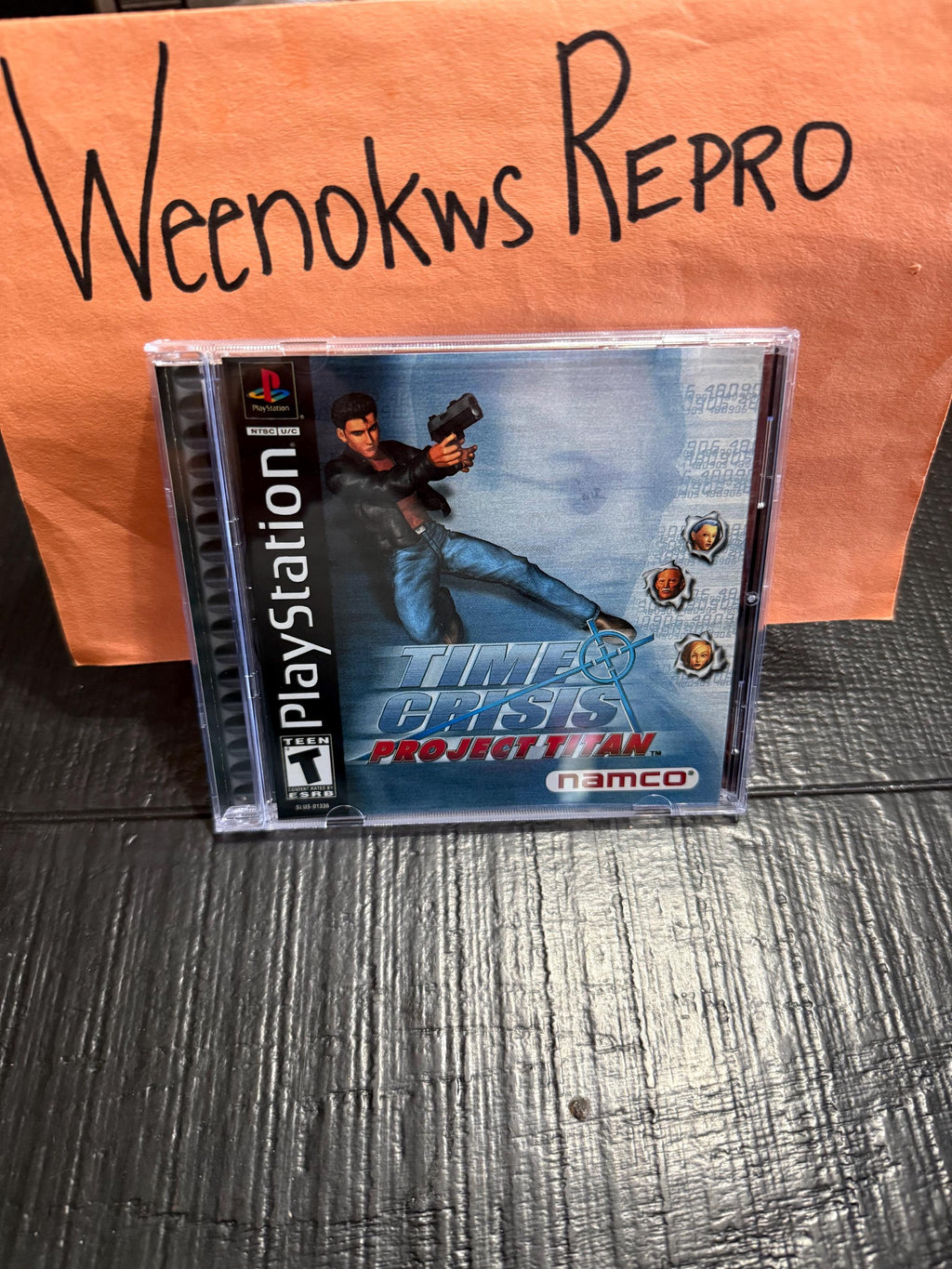 Time Crisis Project Titan REPLACMENT CASE No Game! Ps1