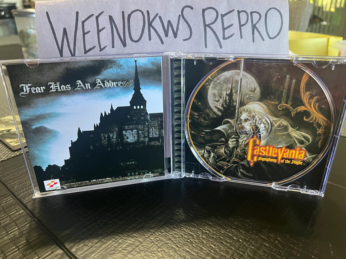 Castlevania Symphony of the Night REPLACMENT CASE No Disc! Ps1