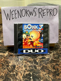 Bonk 3 Bonks Big Adventure REPRODUCTION Case No Game 3D Printed Turbo Grafx