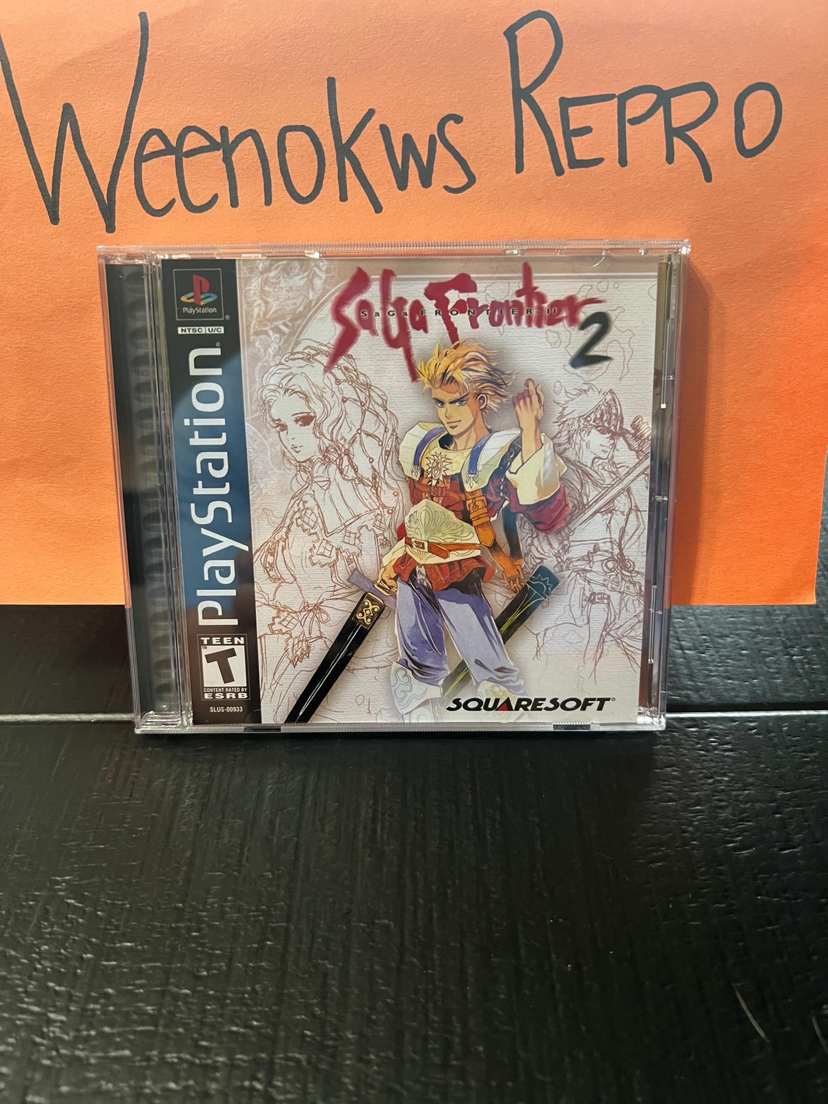 Saga Frontier II 2 REPLACMENT CASE No Disc!! Ps1