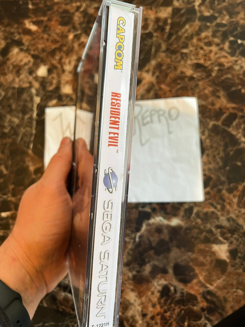 Resident Evil 1 REPLACEMENT CASE No Disc! Sega Saturn