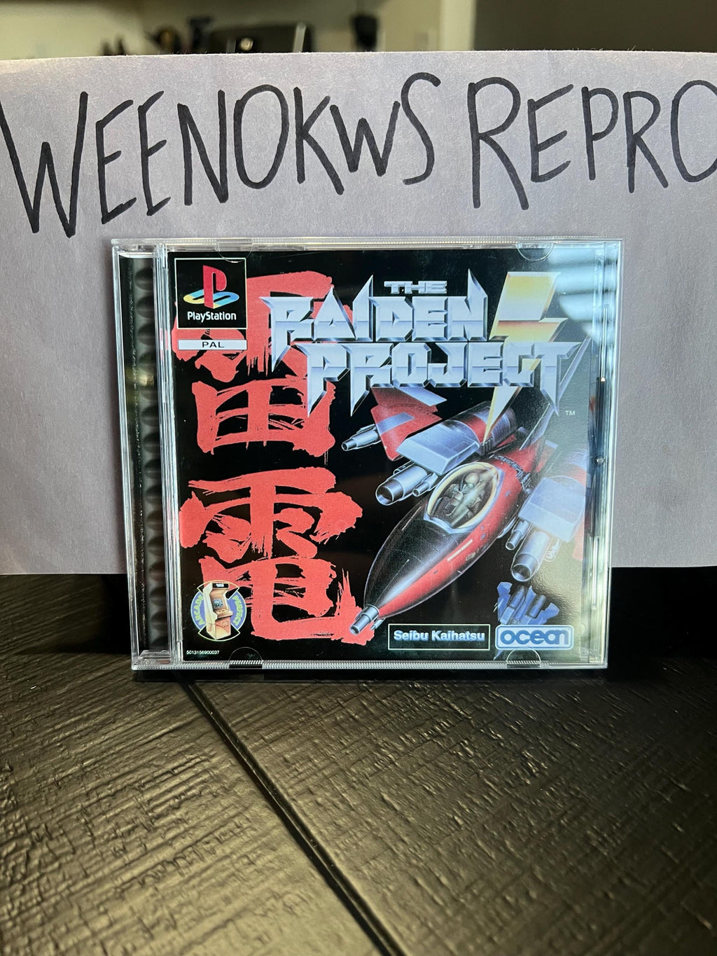 Raiden Project REPLACEMENT CASE No Disc Ps1 Longbox Alternative