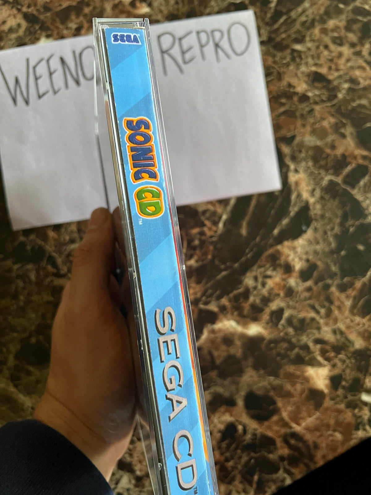 Sonic CD REPLACEMENT CASE No Disc! Sega Cd