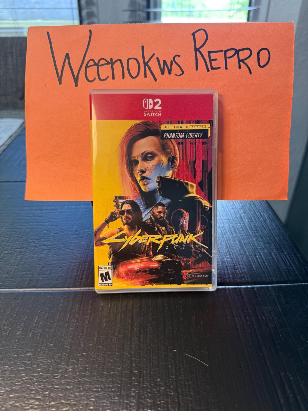 Cyberpunk 2077 Ultimate Edition REPLACEMENT CASE No Game! Nintendo Switch 2