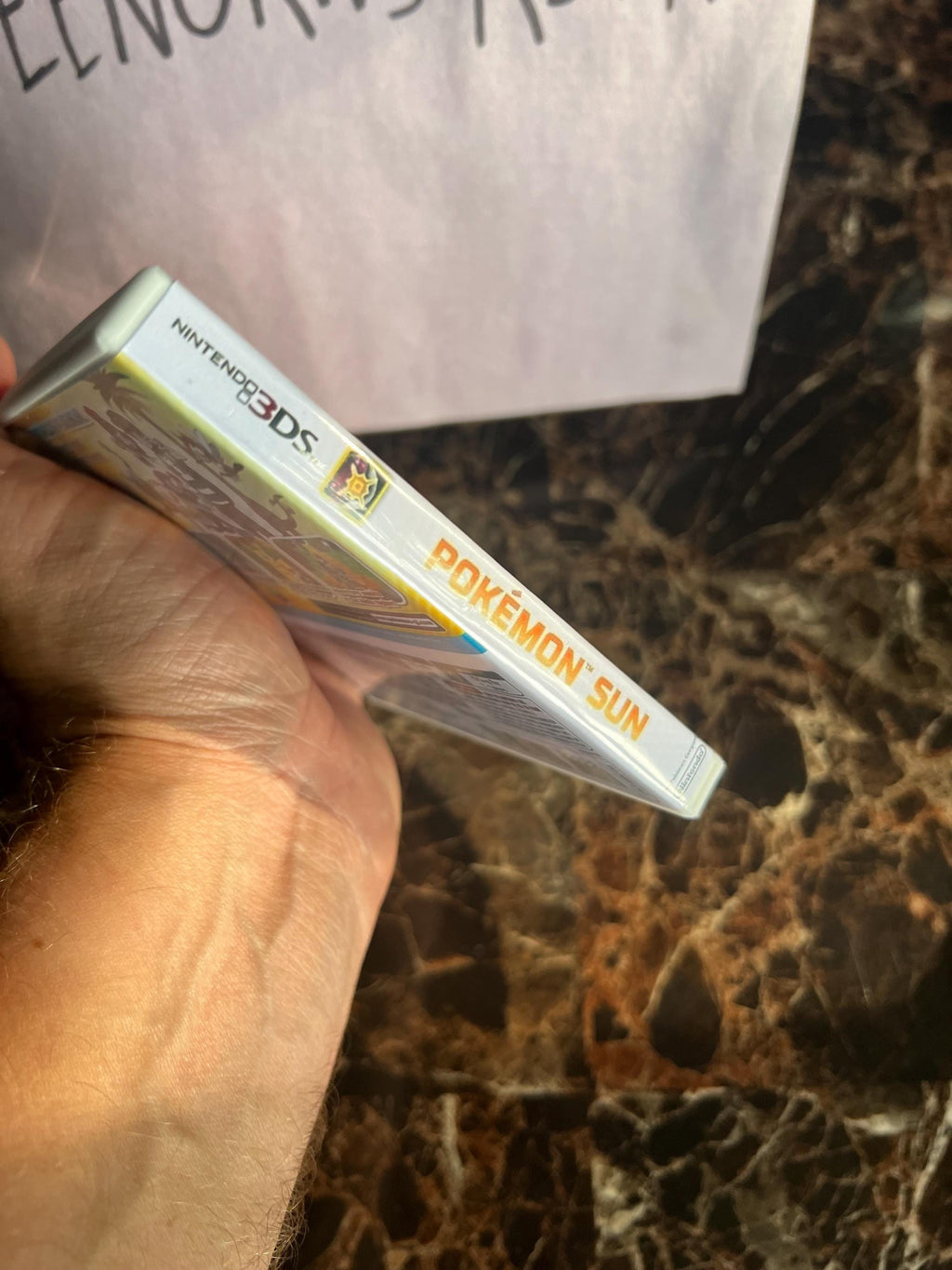 Pokemon Sun Pokémon REPLACEMENT CASE No Game! Nintendo 3ds