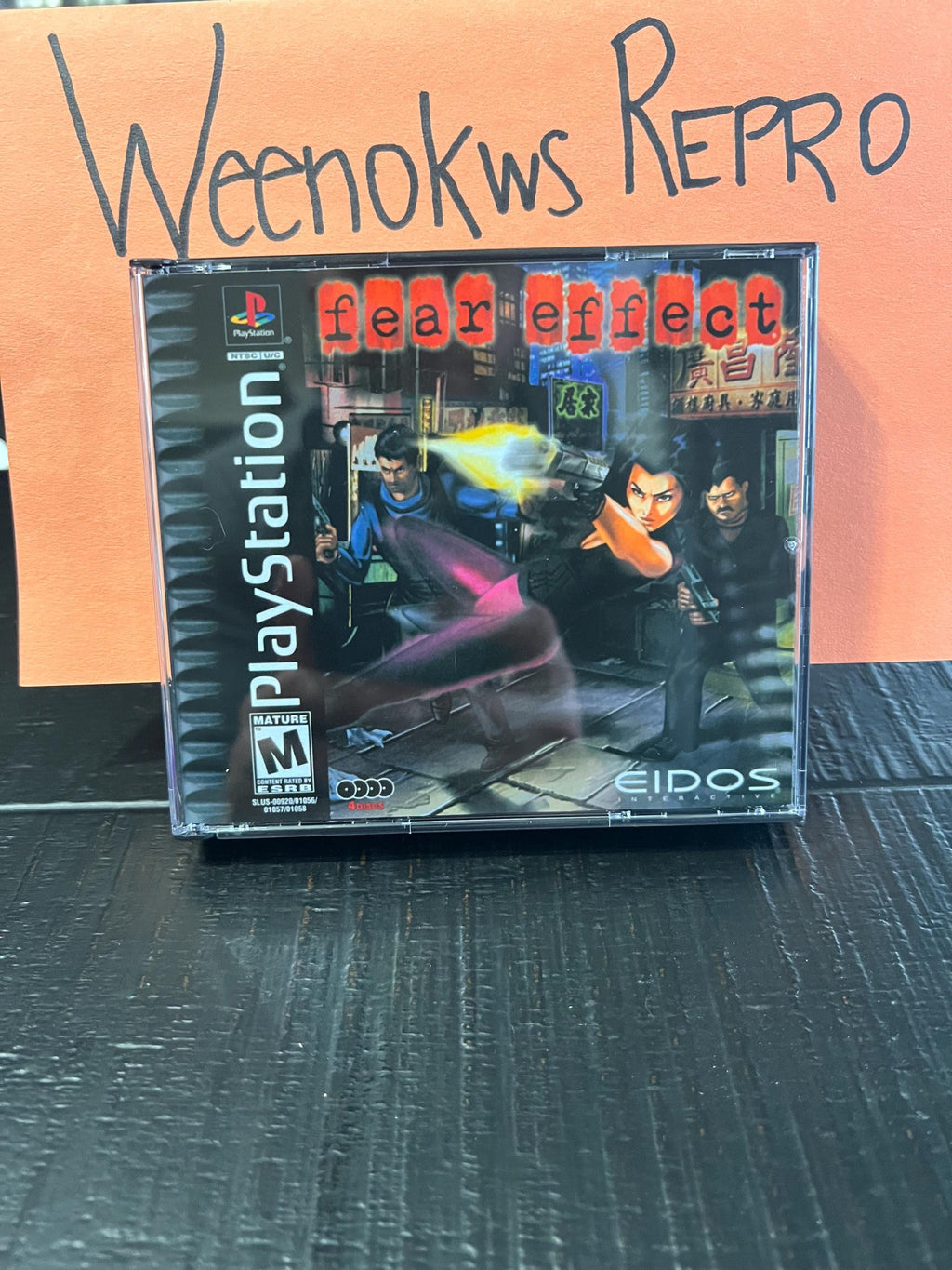 Fear effect 1 REPLACMENT CASE No Disc ps1