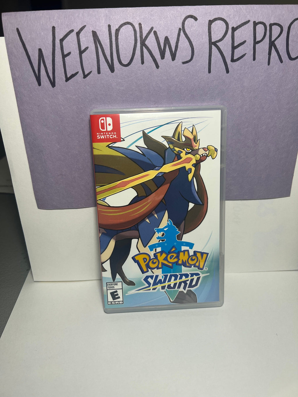 Pokémon Sword Pokemon REPLACEMENT CASE No Game! Nintendo Switch