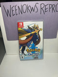 Pokémon Sword Pokemon REPLACEMENT CASE No Game! Nintendo Switch