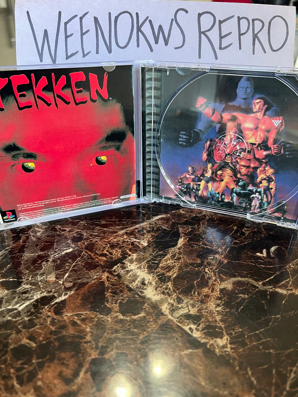 Tekken 1 REPLACMENT CASE No Disc! Ps1