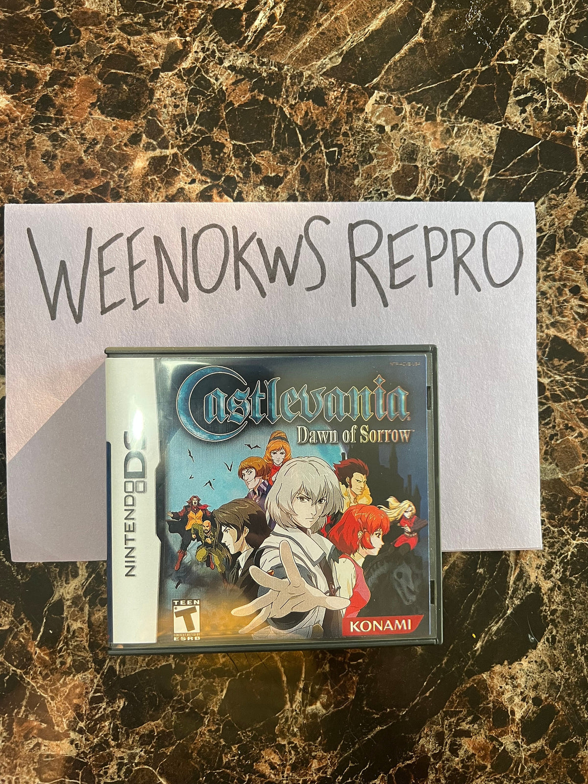 Castlevania Dawn of Sorrow REPLACEMENT CASE No Game! Nintendo Ds