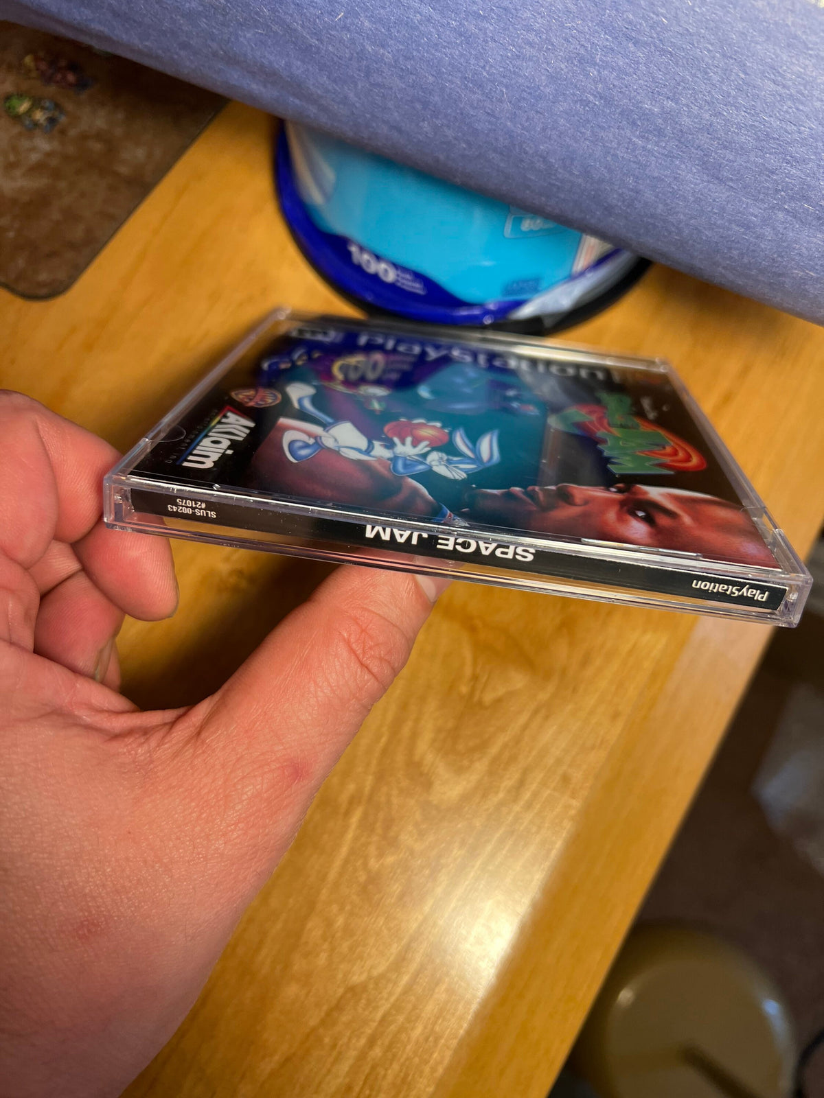 Space Jam REPLACMENT CASE No Game! Ps1