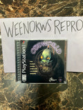 Oddworld Abe’s Odyssey ps1 REPLACMENT CASE Only No Disc