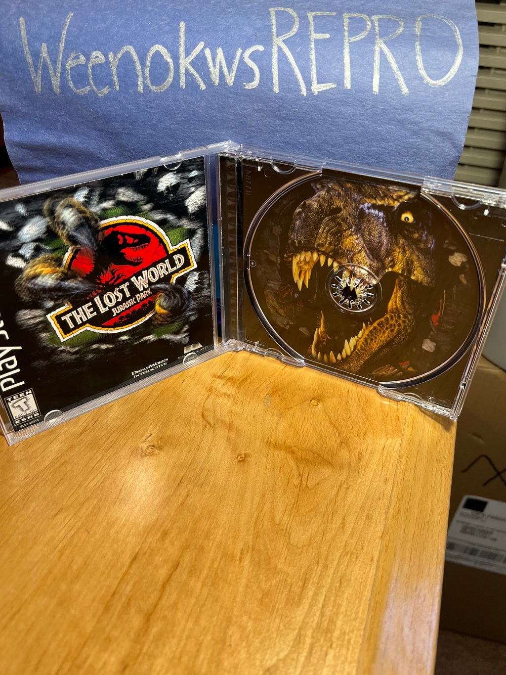 Jurassic Park The Lost World REPLACEMENT CASE No Game!! Ps1