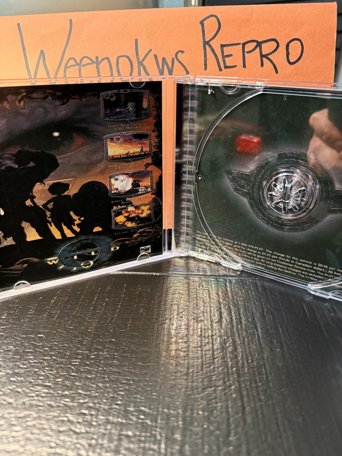 Wild 9 REPLACMENT CASE No Disc ps1