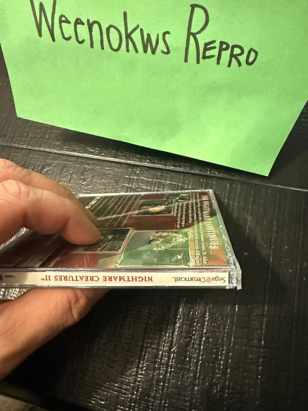 Nightmare creatures 2 REPRODUCTION CASE No disc Dreamcast