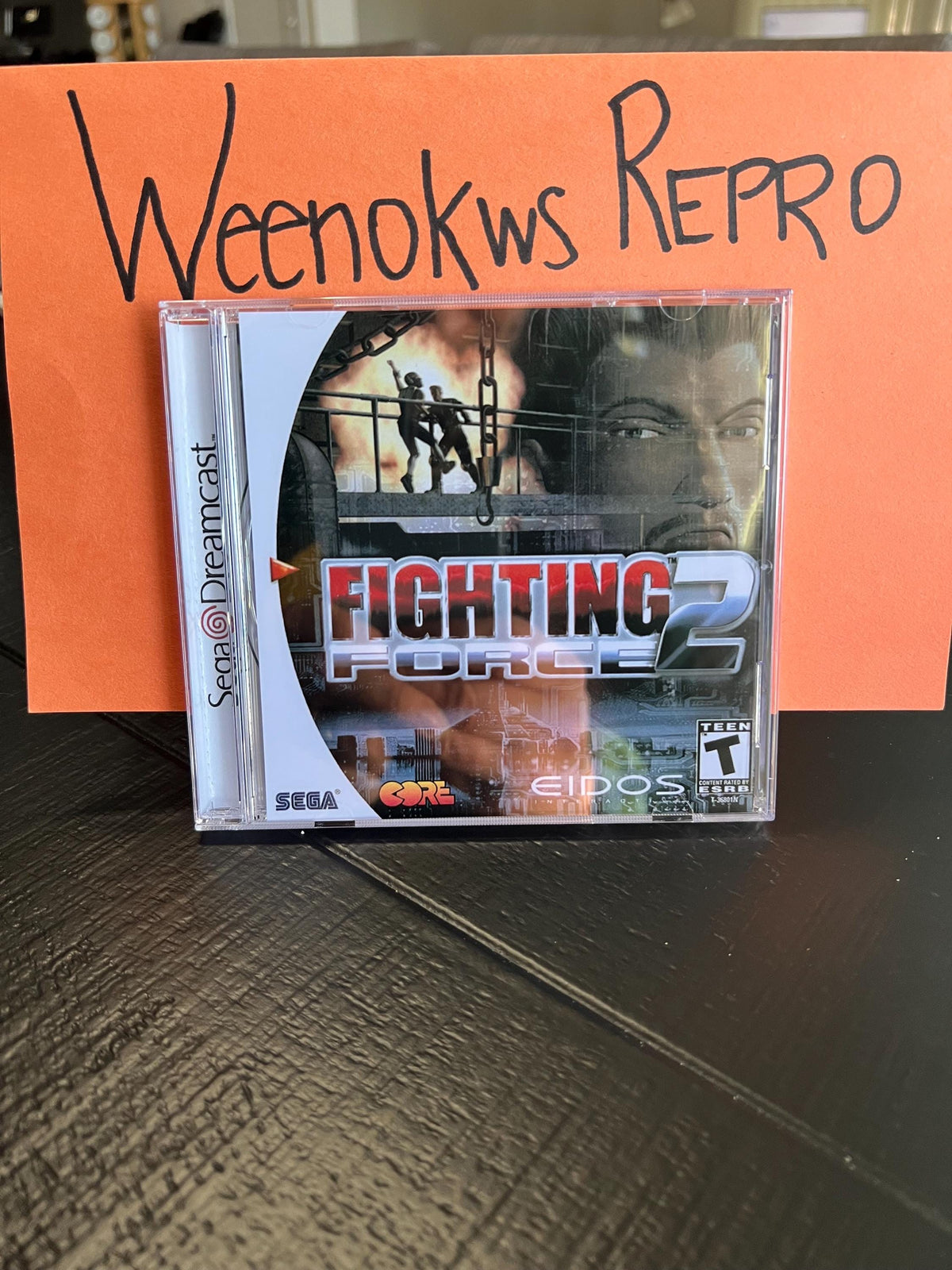Fighting Force 2 REPRODUCTION CASE No Disc Dreamcast