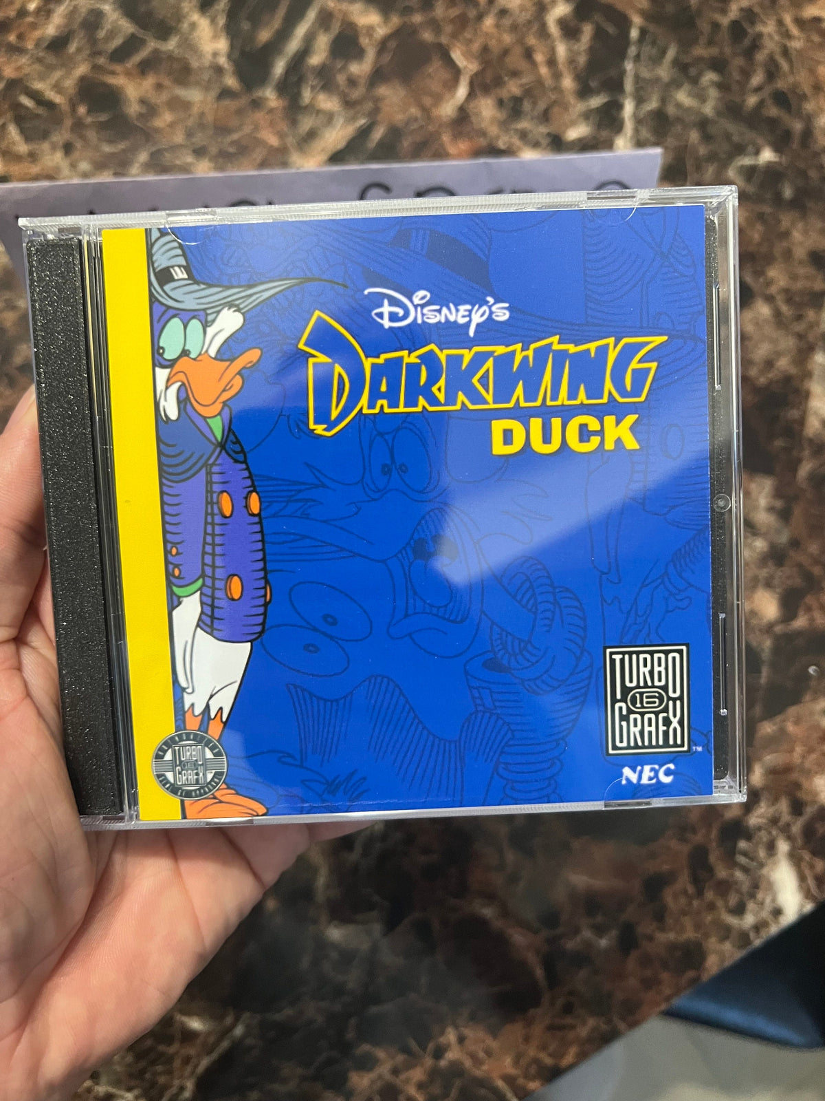 Darkwing Duck REPRODUCTION Case No Game 3D Printed Turbo Grafx