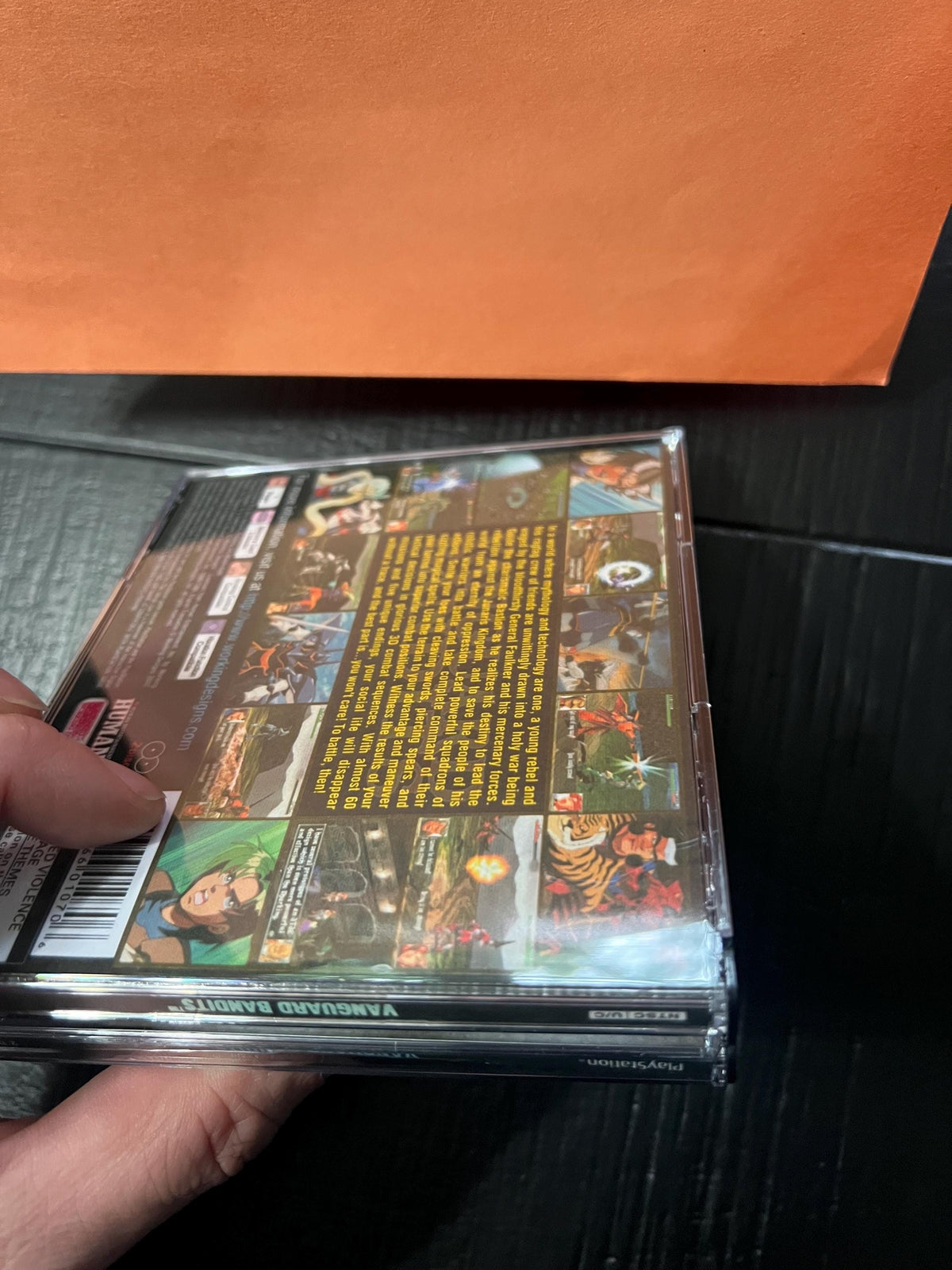 Vanguard Bandits REPLACMENT CASE No Game! Ps1