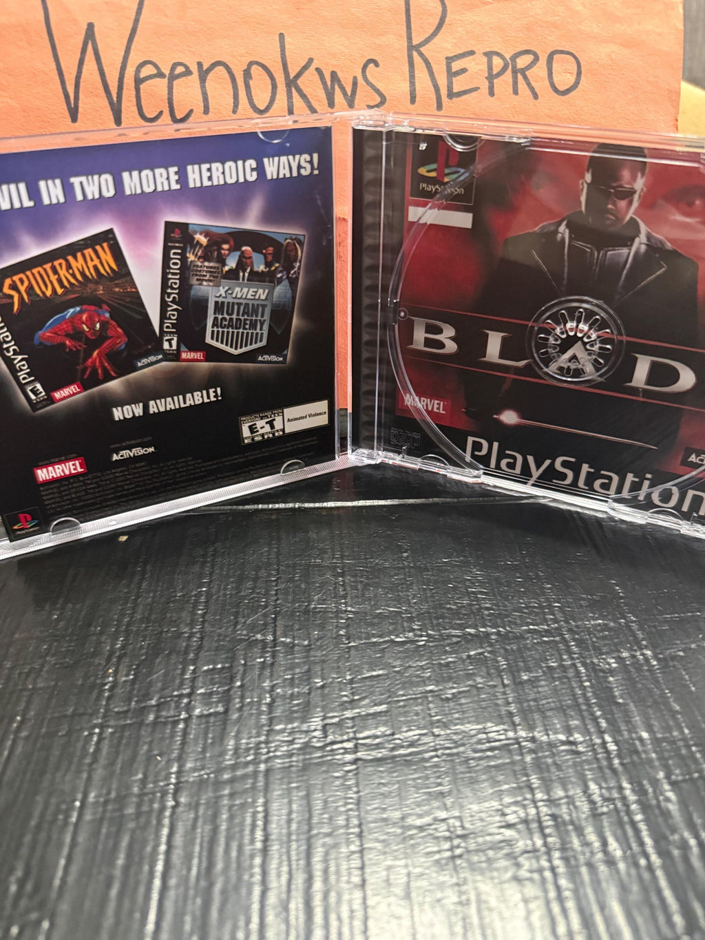 Blade REPLACMENT CASE No Disc ps1