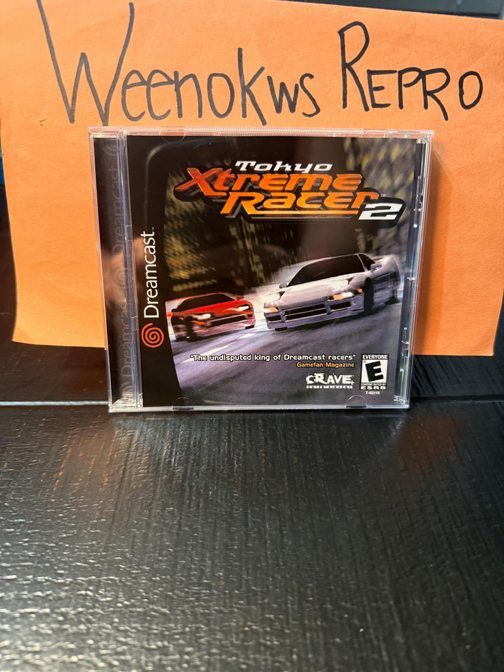 Tokyo Extreme Racer 2 REPRODUCTION CASE No Game!! Dreamcast