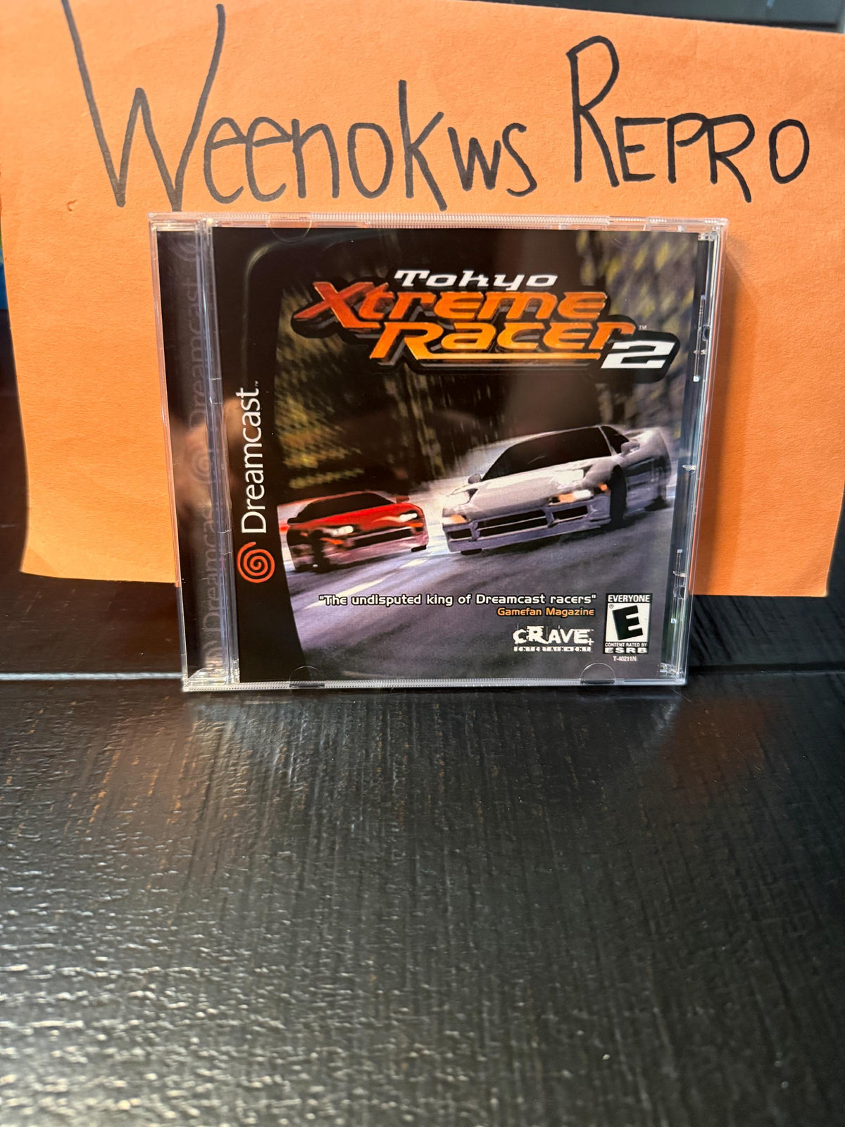 Tokyo Extreme Racer 2 REPRODUCTION CASE No Game!! Dreamcast