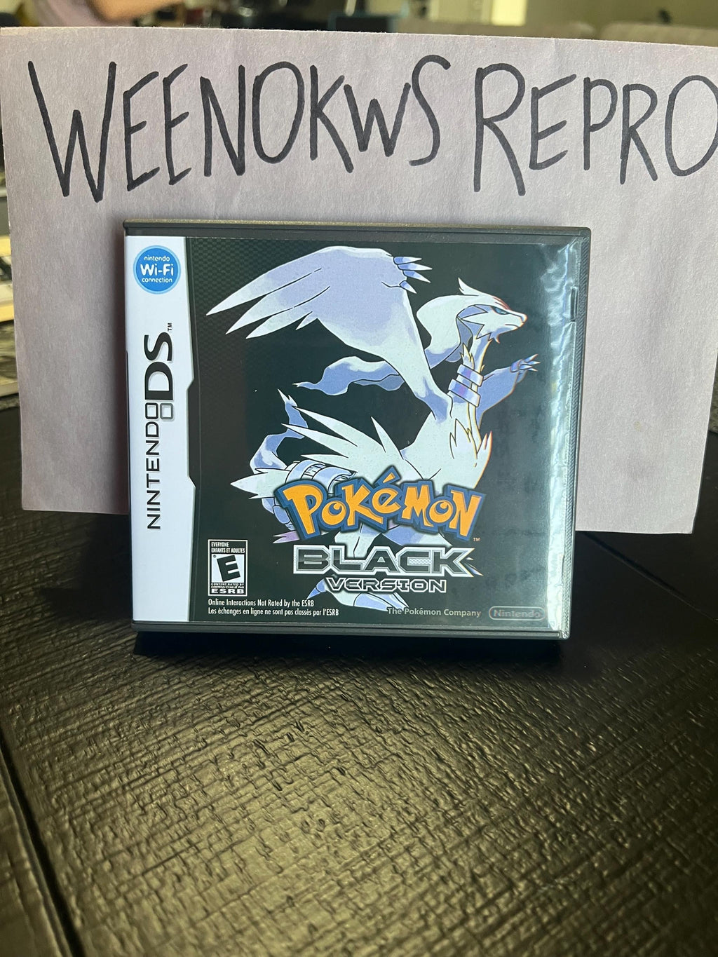 Pokémon Pokemon Black Version REPLACEMENT CASE No Game! Nintendo DS