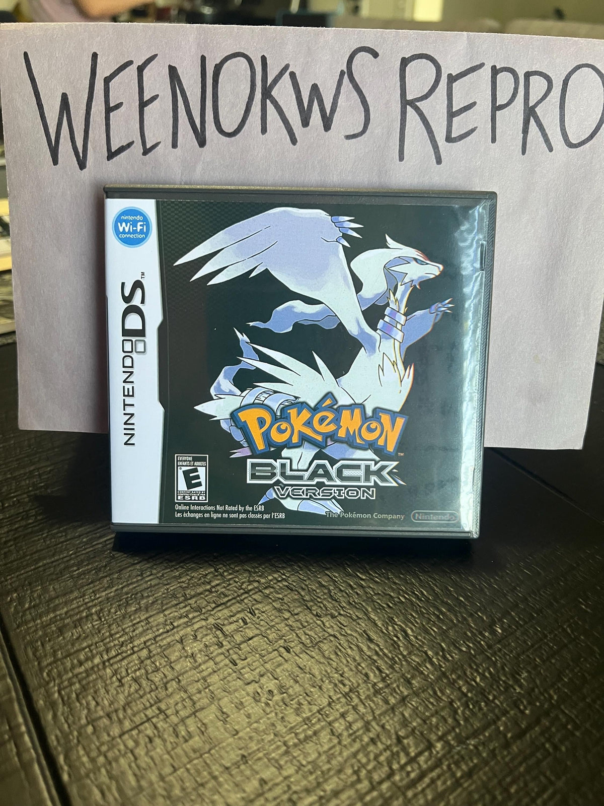 Pokémon Pokemon Black Version REPLACEMENT CASE No Game! Nintendo DS