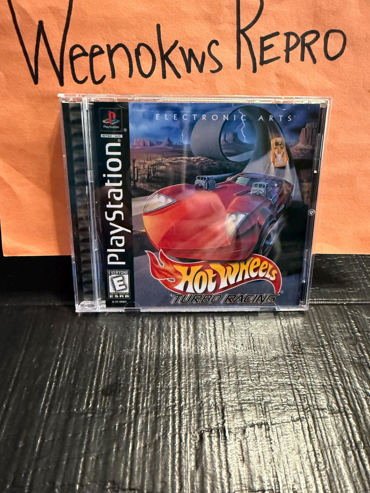 Hot Wheels Turbo Racing REPLACEMENT CASE No Disc! Ps1