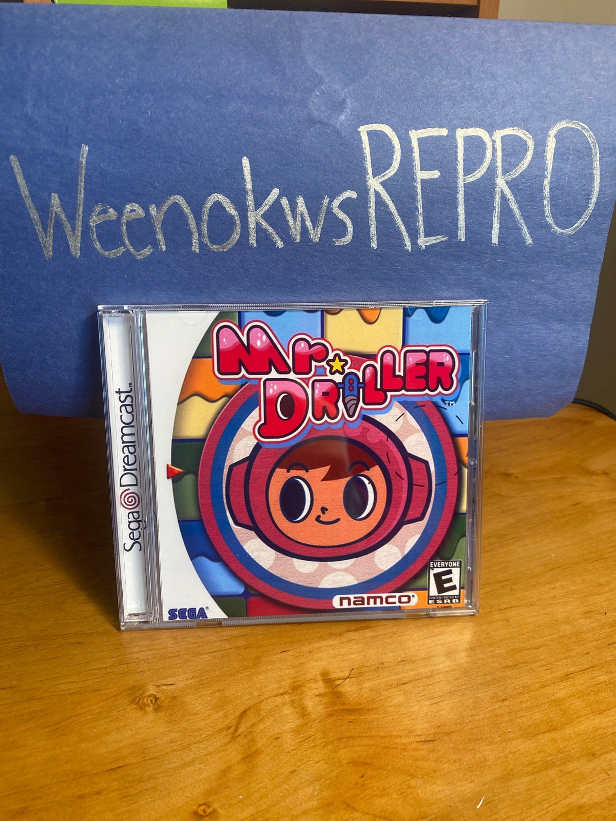 Mr Driller REPRODUCTION CASE No Disc Dreamcast