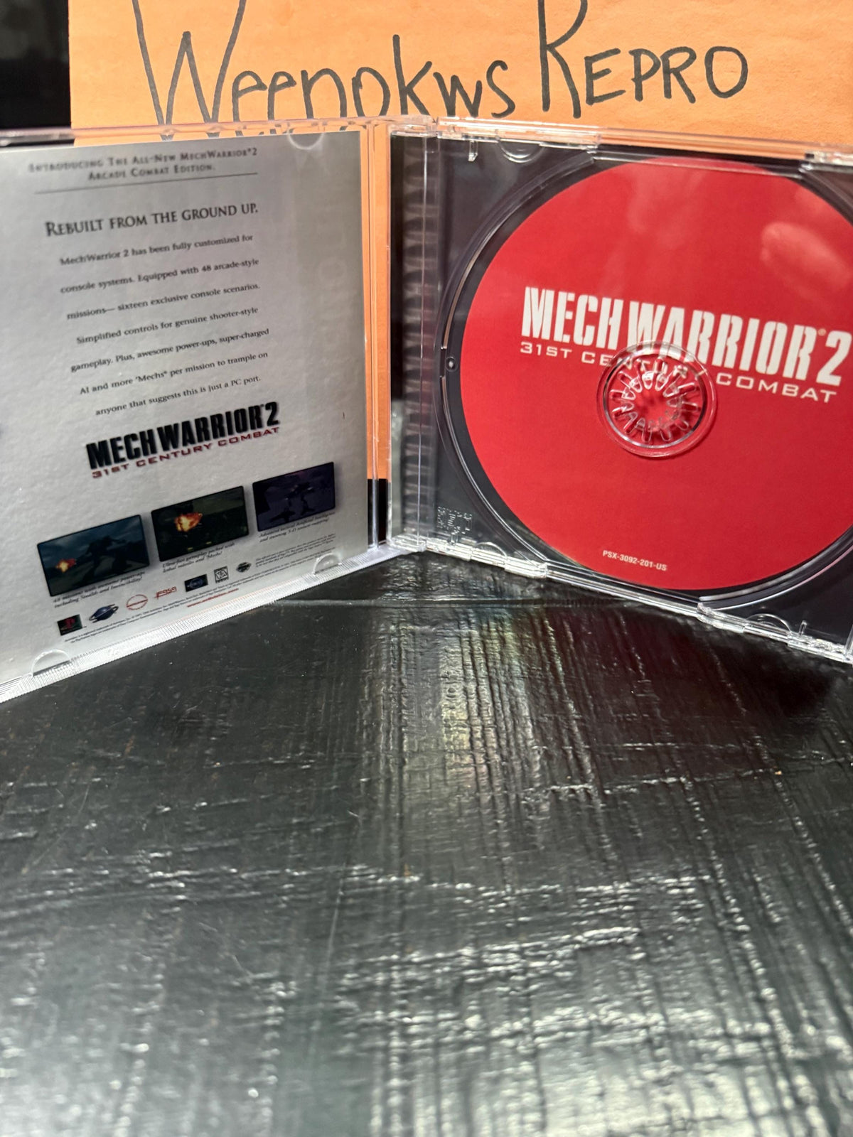 Mech Warrior 2 REPLACMENT CASE No Disc Ps1