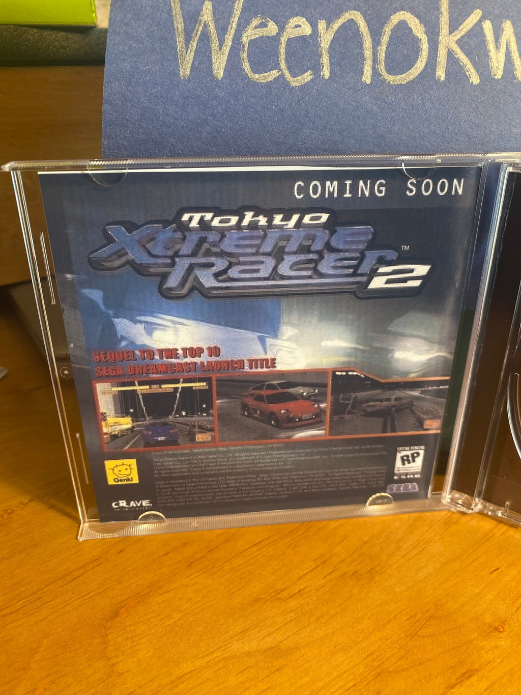 UFC Ultimate Fighting Championship REPRODUCTION CASE No Disc Dreamcast