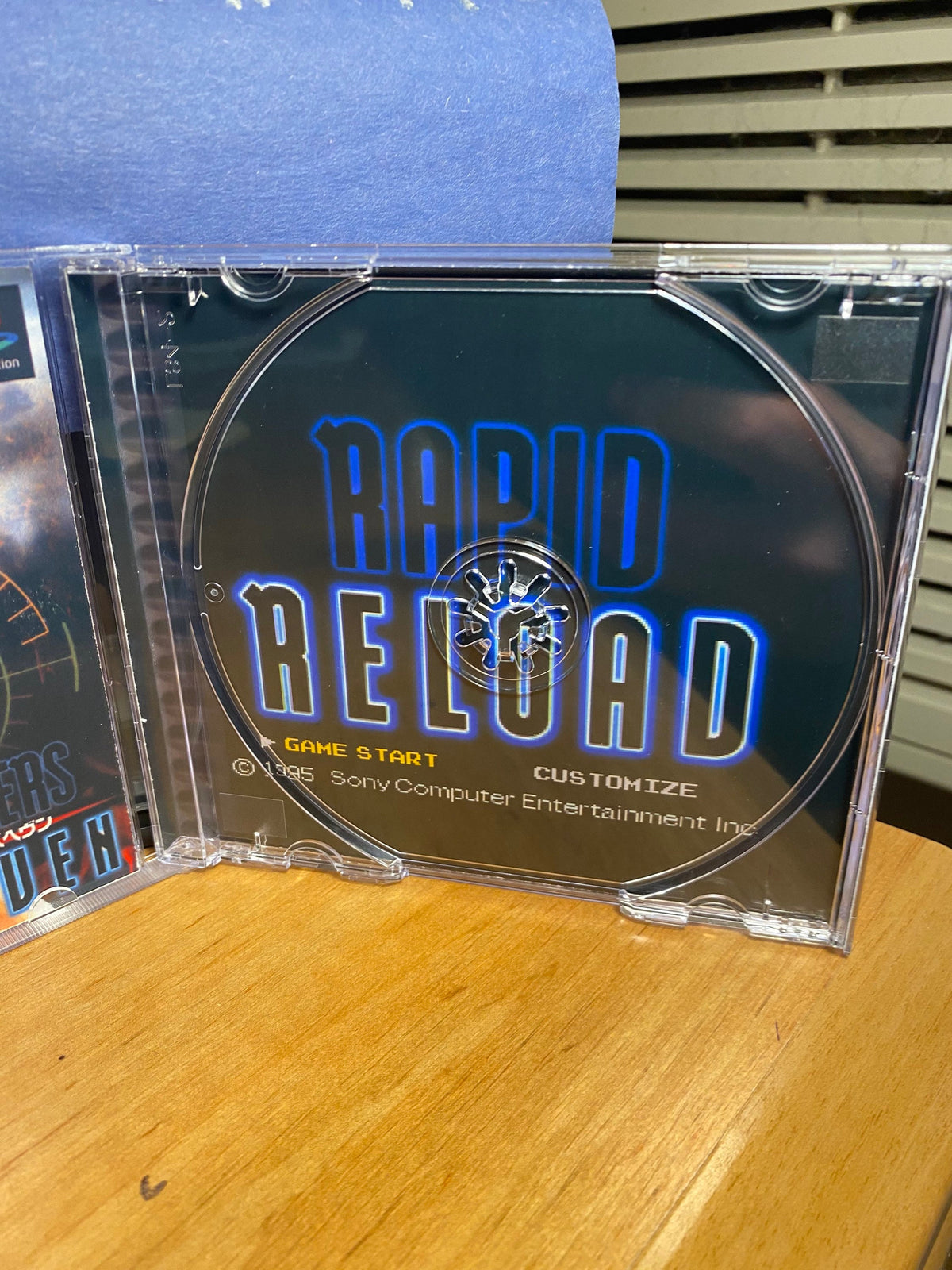 Gunners Heaven Rapid Reload REPLACEMENT CASE only No Disc ps1 Japan Version