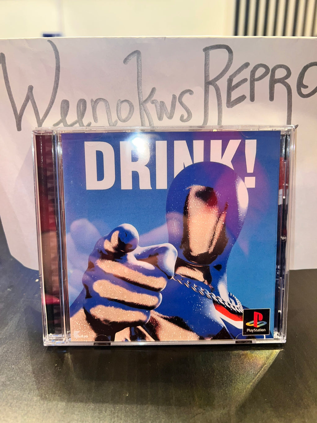 Pepsiman REPLACMENT CASE No Disc! Ps1 Pepsi man