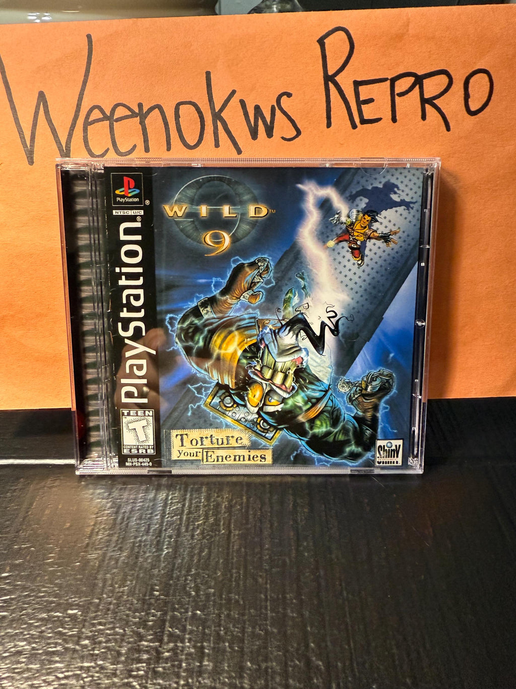 Wild 9 REPLACMENT CASE No Disc ps1