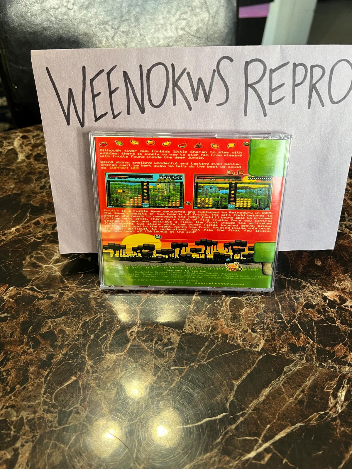 Fruit’y Fruity Dreamcast REPRODUCTION CASE Only No Disc