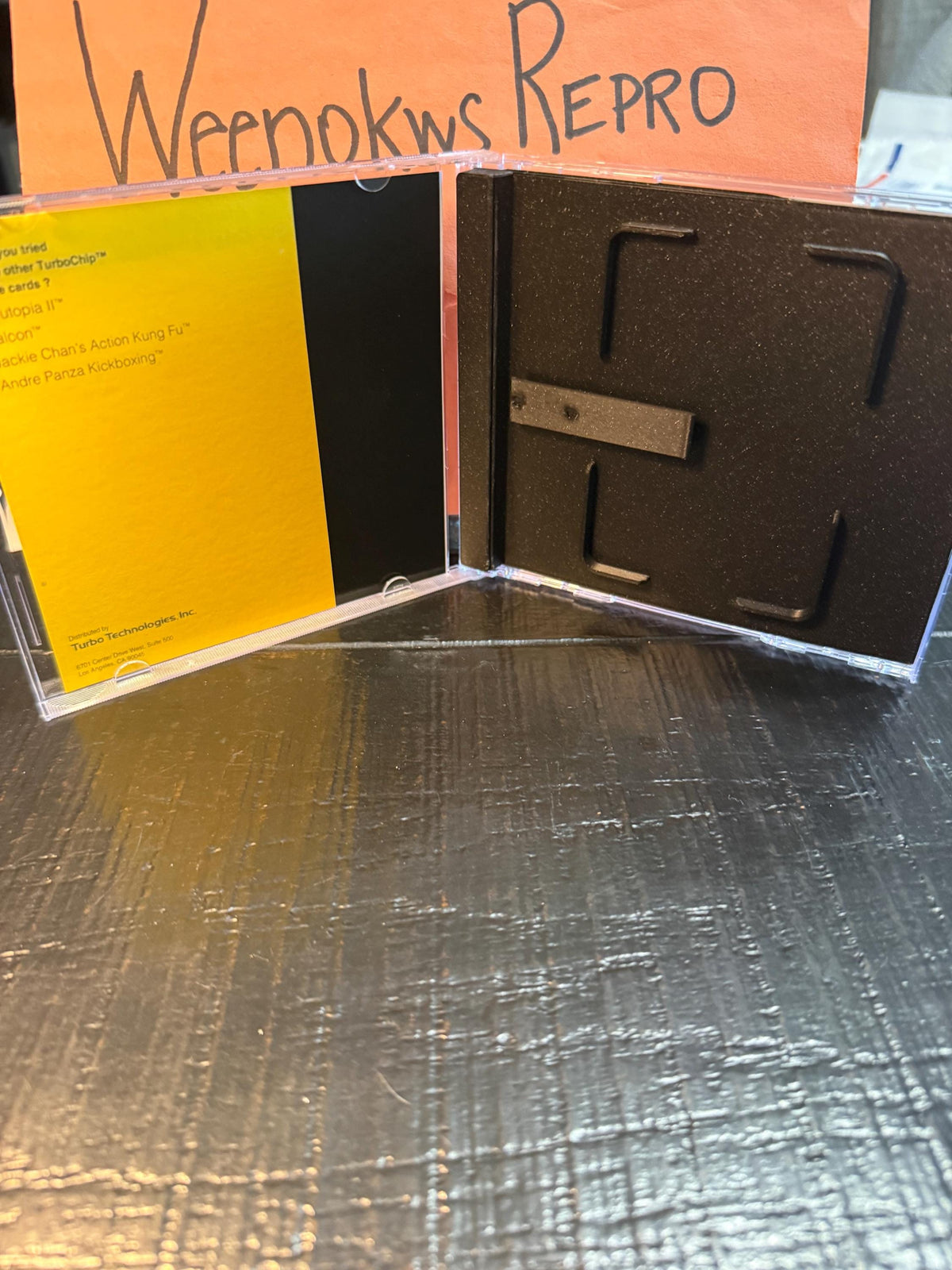 Order of the Griffin REPRODUCTION Case No Game 3D Printed Turbo Grafx