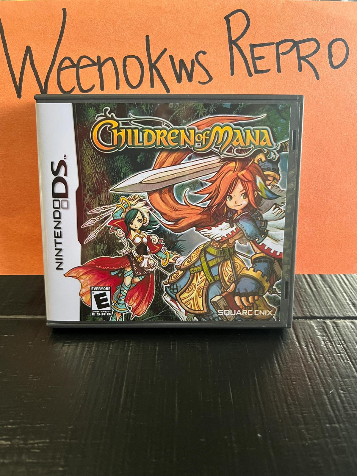 Children of Mana REPLACEMENT CASE No Game! Nintendo Ds