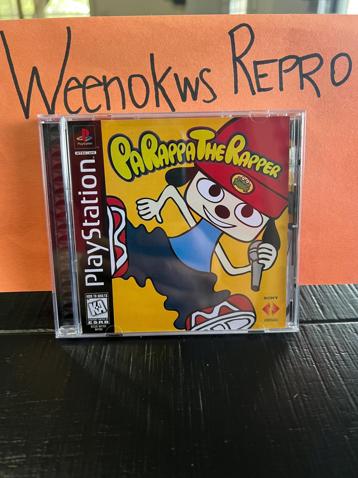 Parappa the Rapper REPLACMENT Case No Game ps1