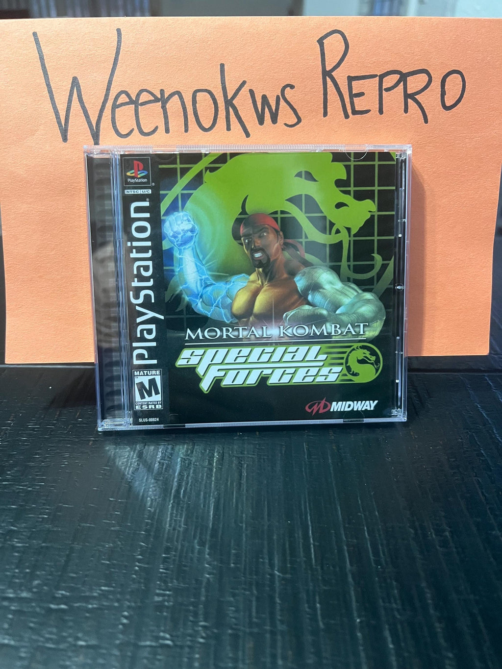 Mortal Kombat Special Forces REPLACMENT CASE No Disc! Ps1